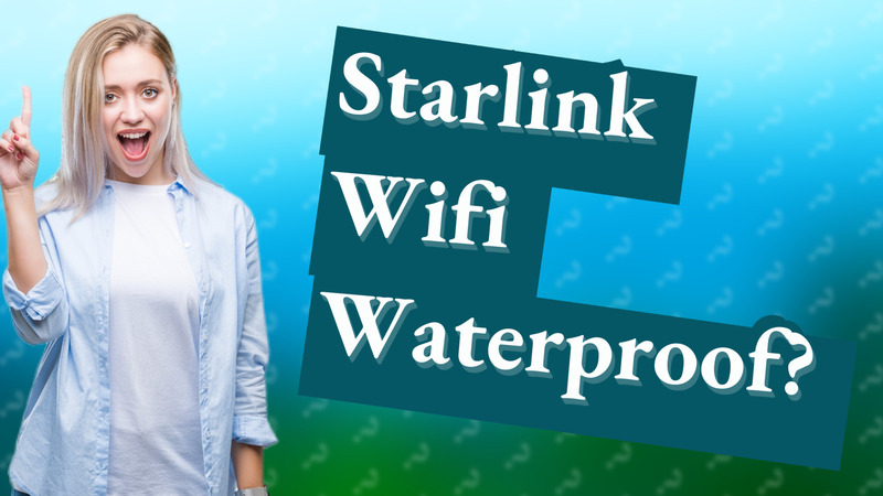 Starlink Wifi Waterproof?