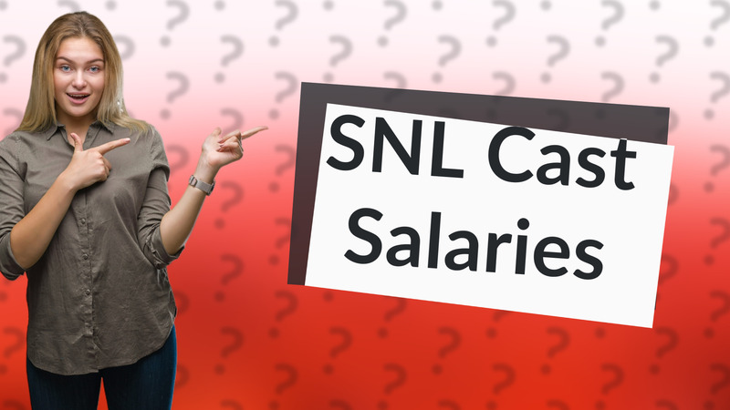 SNL Cast Salaries