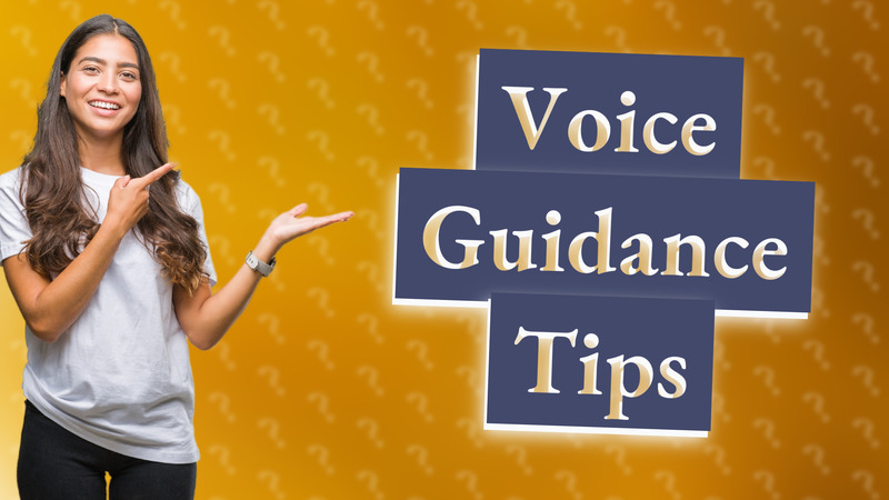 Voice Guidance Tips