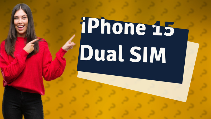iPhone 15 Dual SIM