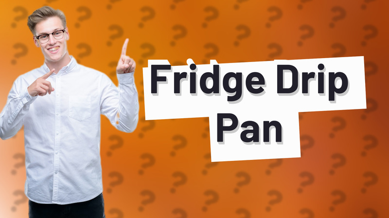 Fridge Drip Pan