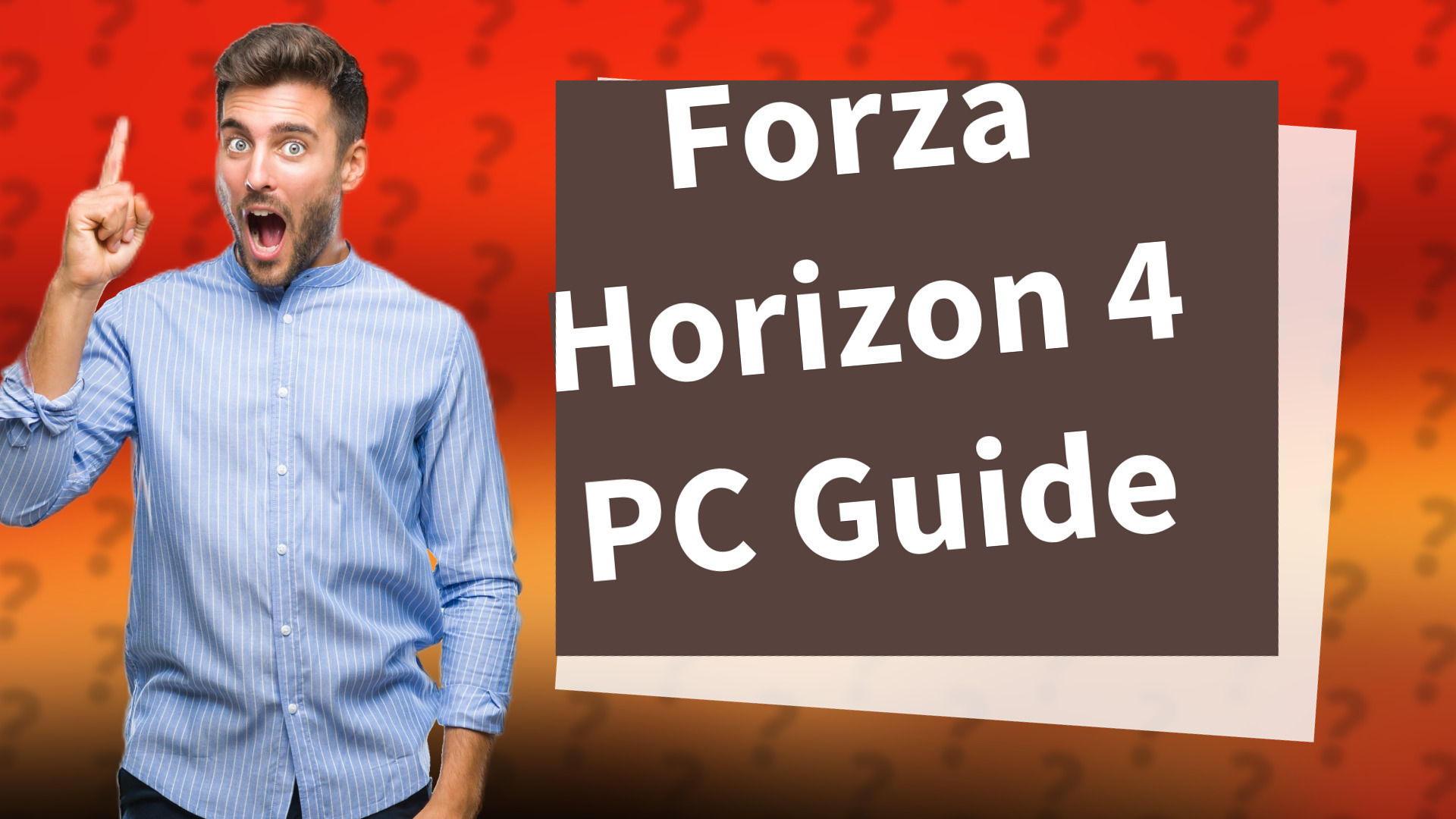 Forza Horizon 4 PC Guide