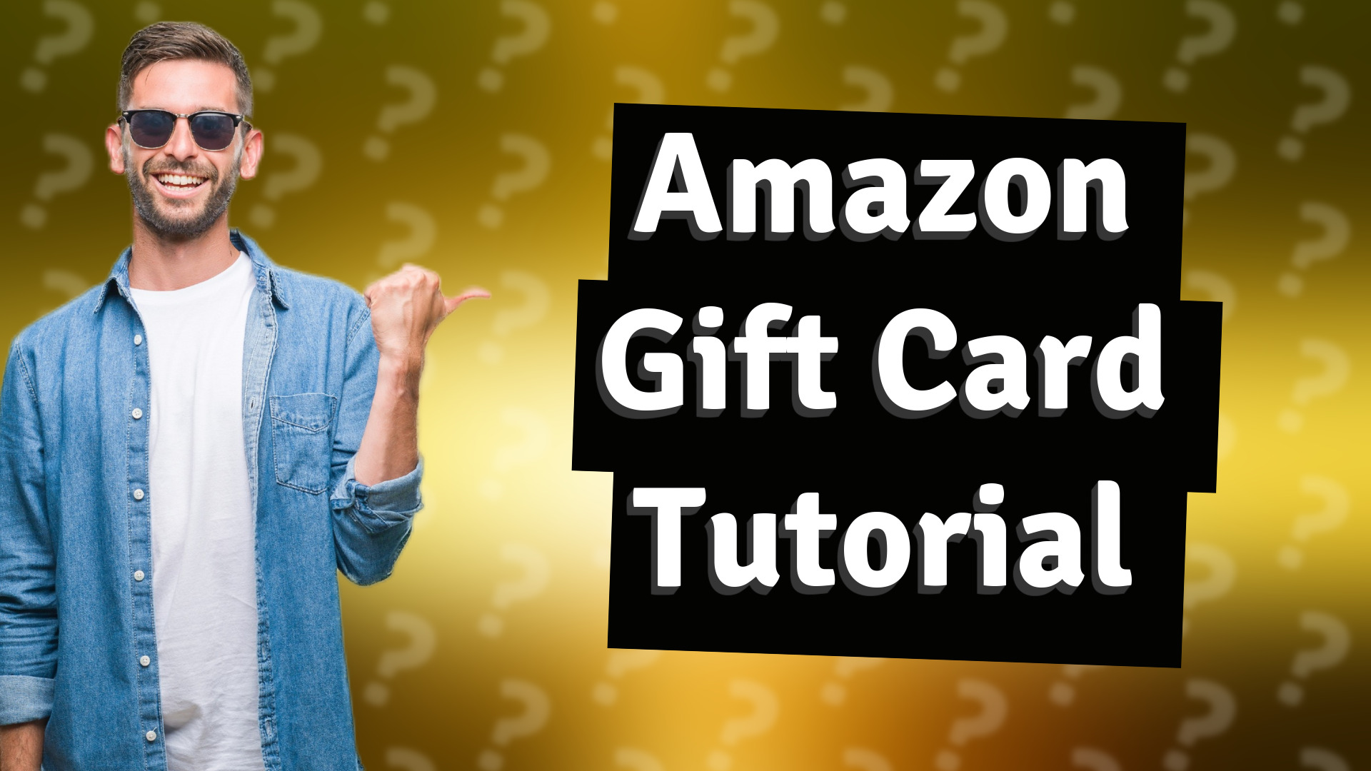 Amazon Gift Card Tutorial