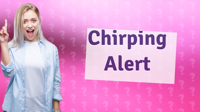 Chirping Alert