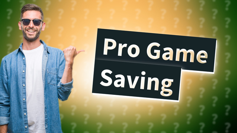 Pro Game Saving