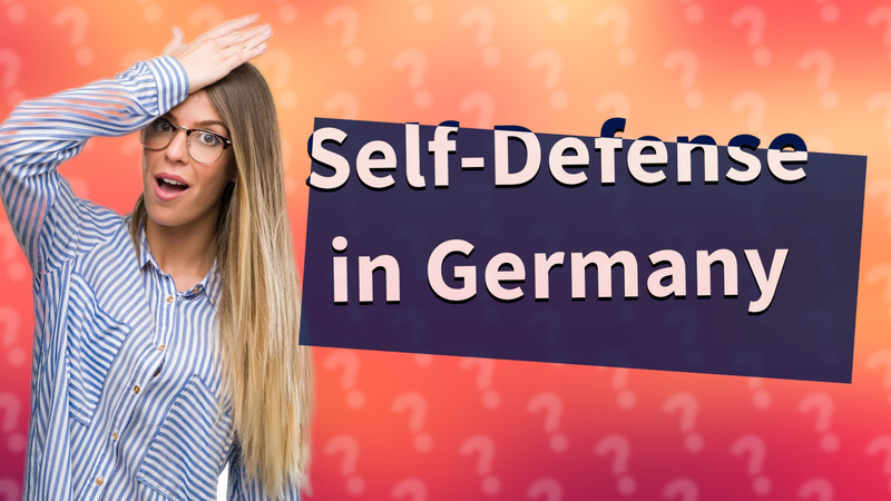 Self-Defense in Germany