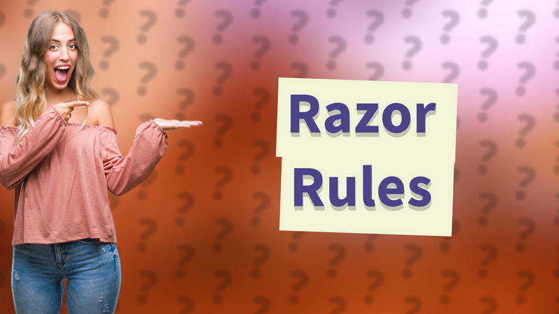 Razor Rules