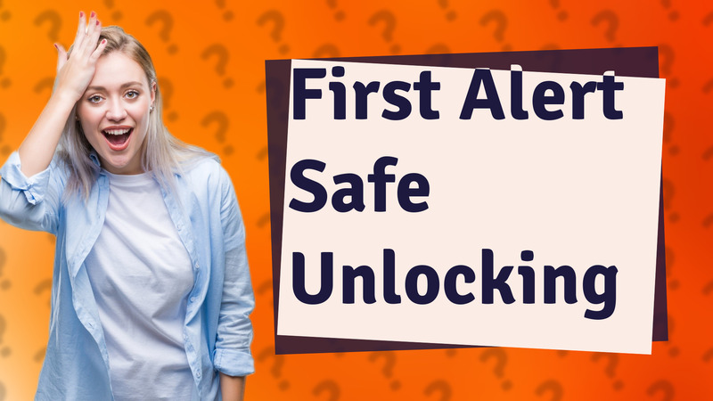 First Alert Safe Unlocking