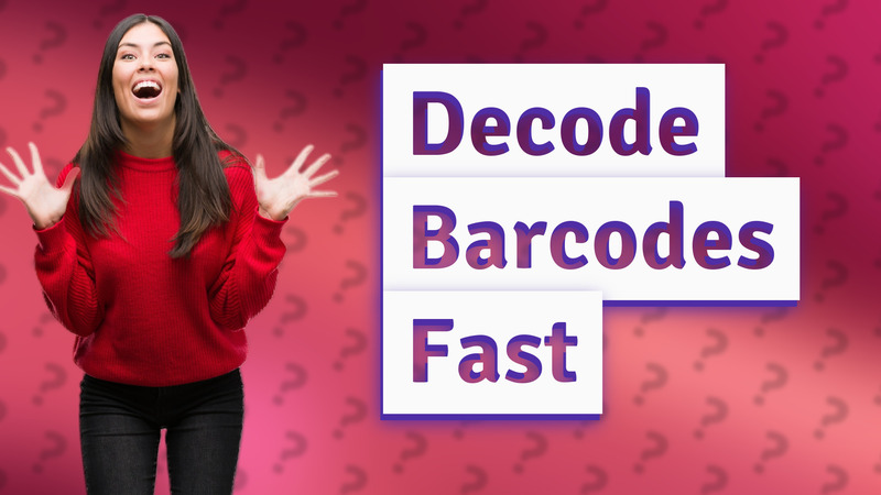 Decode Barcodes Fast