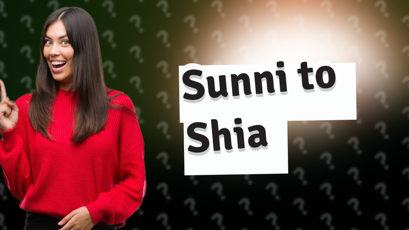 Sunni to Shia
