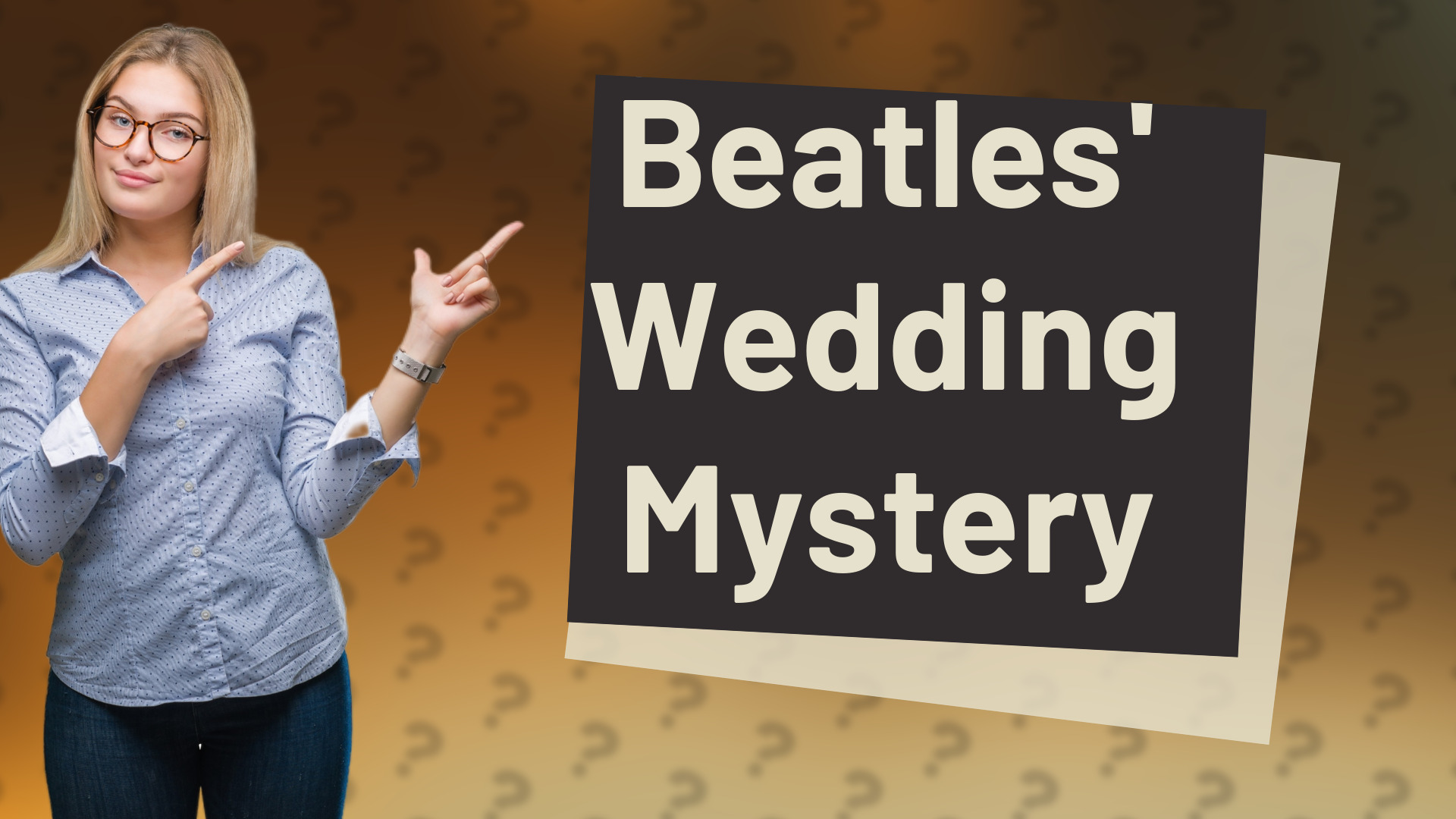 Beatles' Wedding Mystery