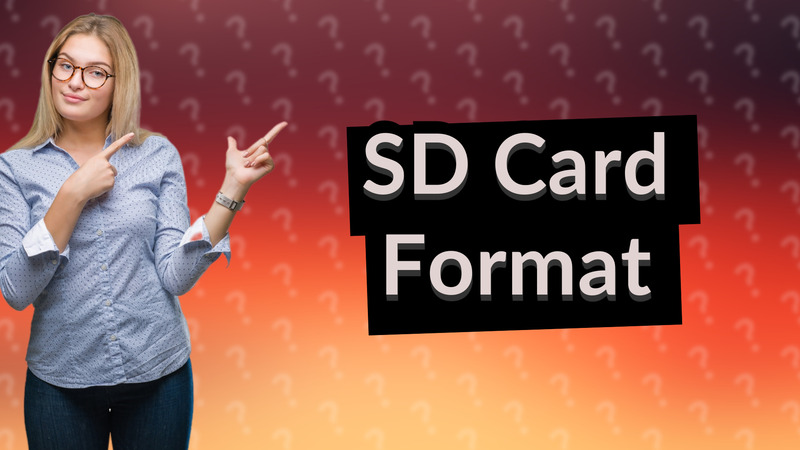 SD Card Format