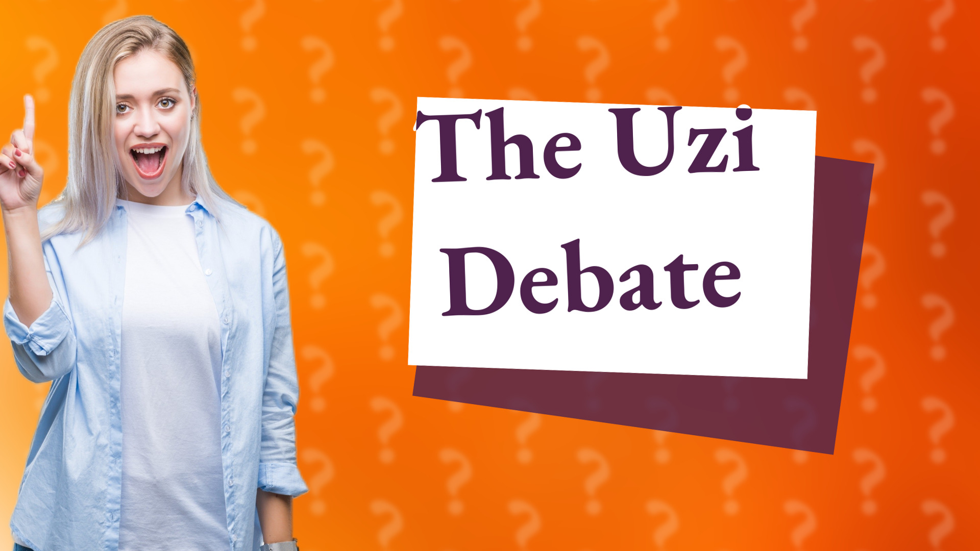 The Uzi Debate