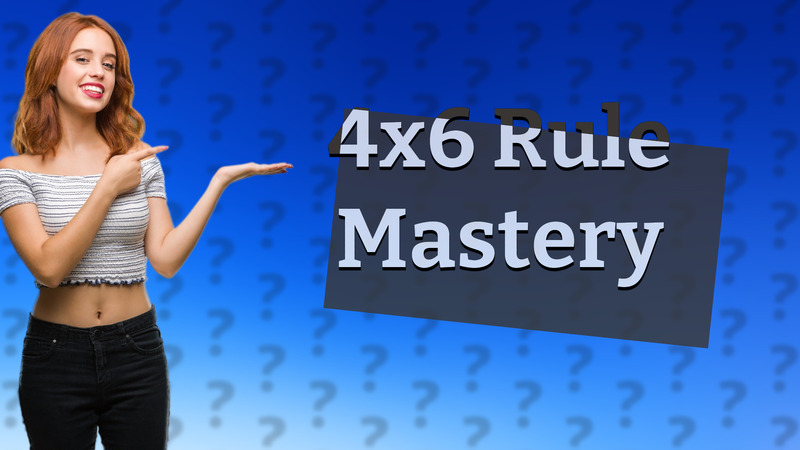4x6 Rule Mastery