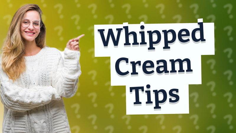 Whipped Cream Tips