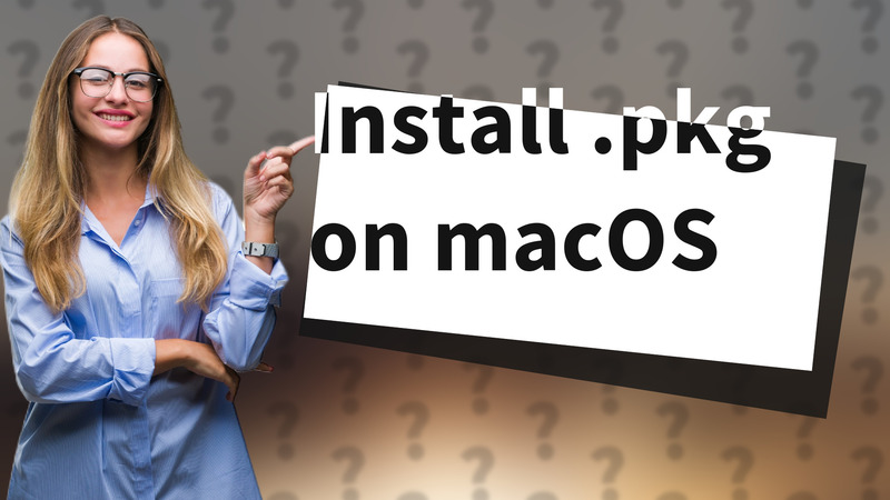 Install .pkg on macOS