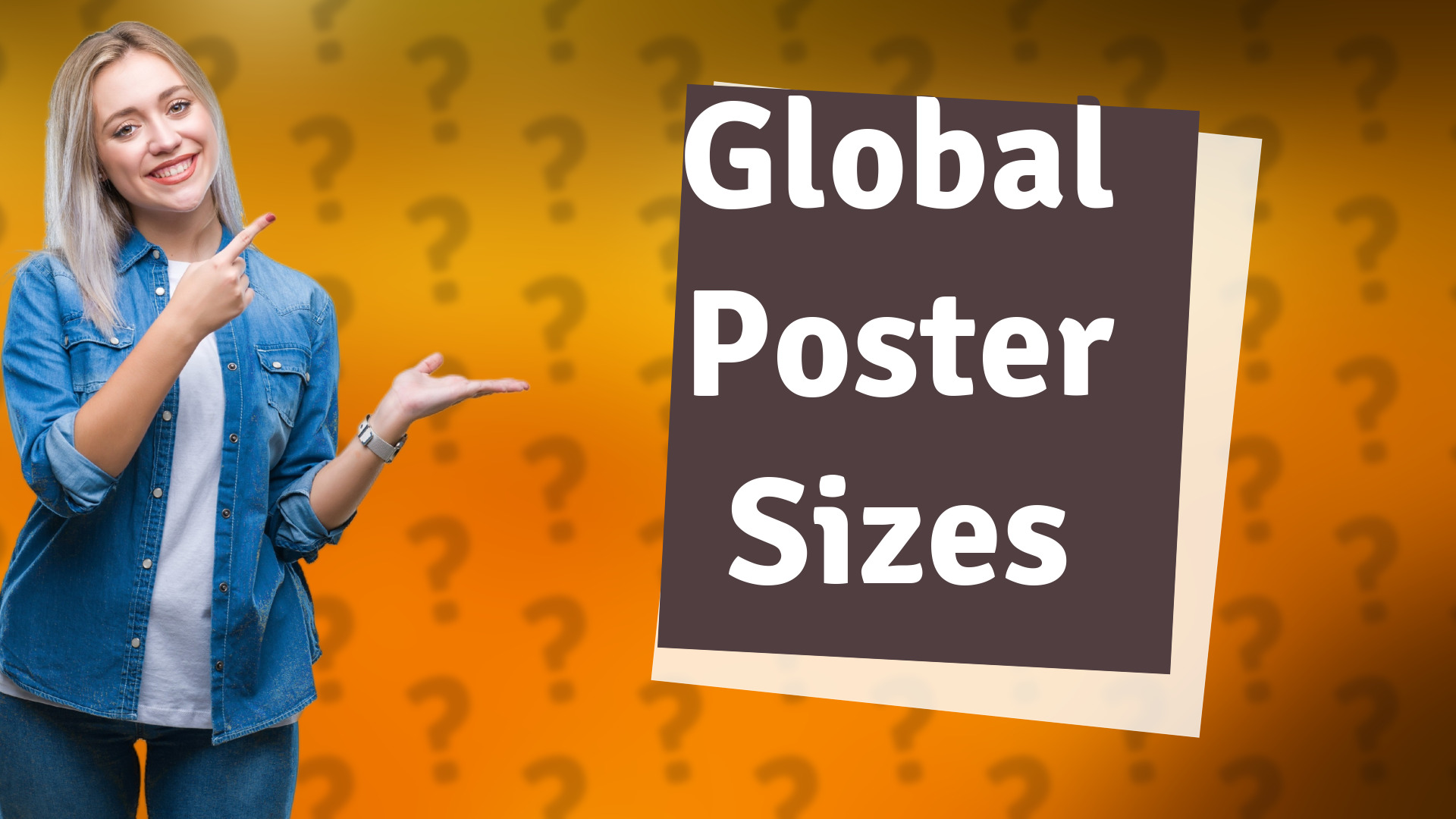 Global Poster Sizes