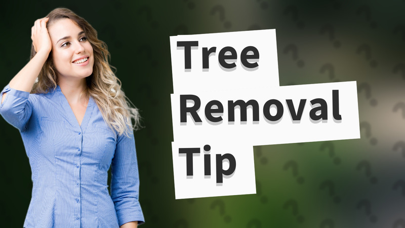 Tree Removal Tip