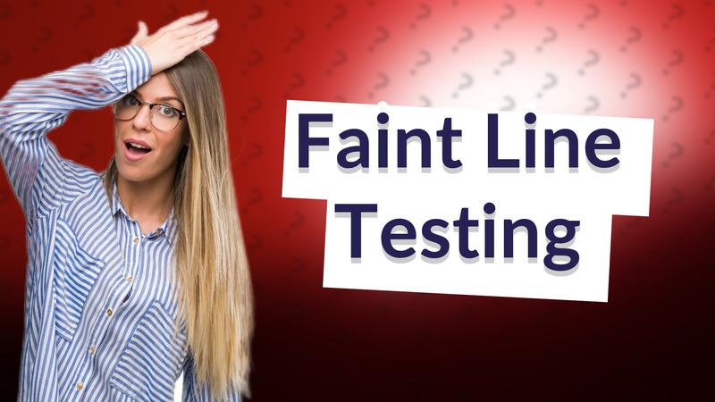 Faint Line Testing