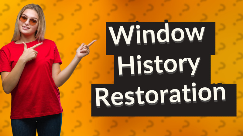 Window History Restoration