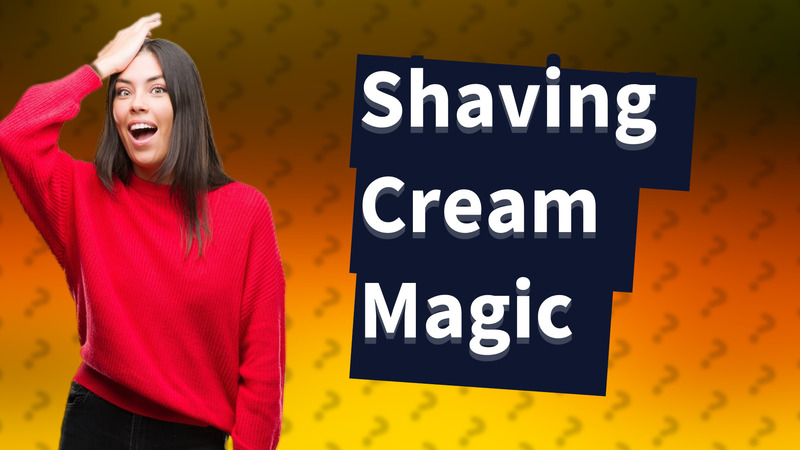 Shaving Cream Magic