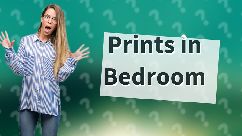 Prints in Bedroom