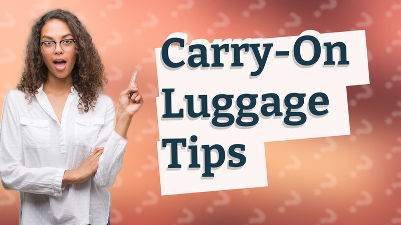 Carry-On Luggage Tips