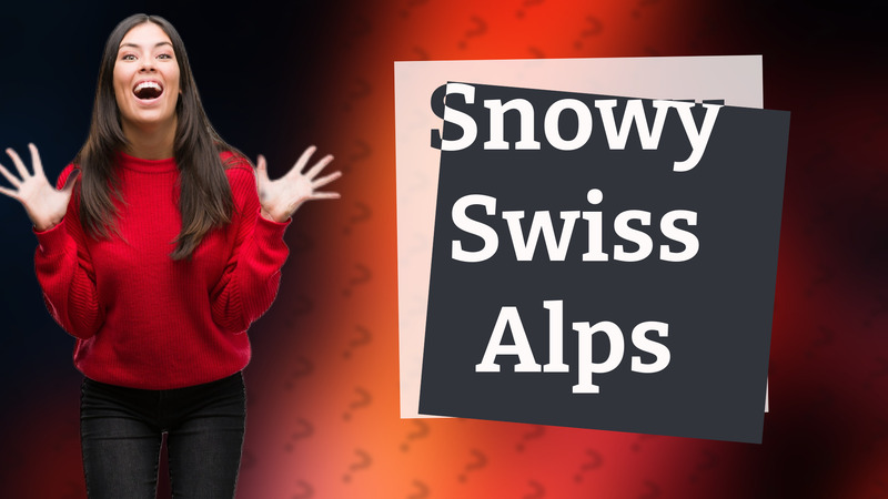Snowy Swiss Alps