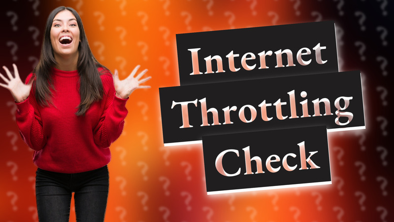 Internet Throttling Check