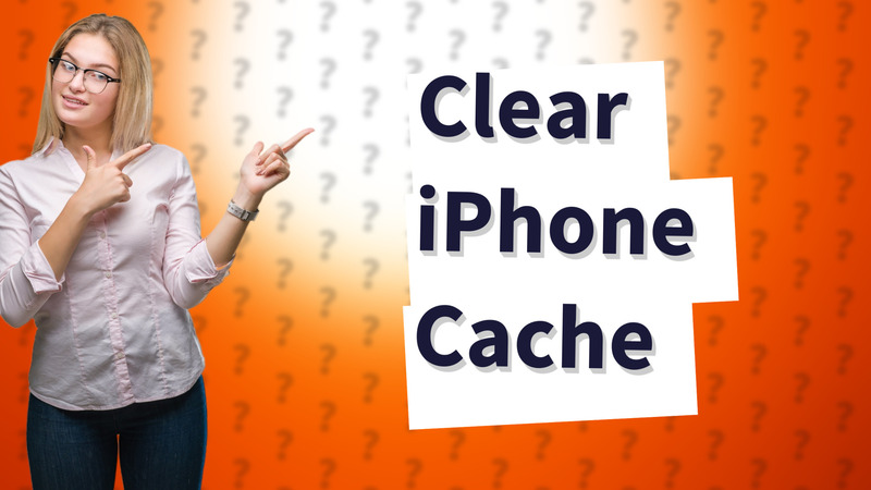 Clear iPhone Cache