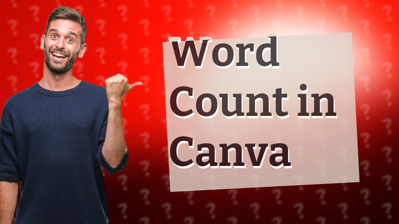 Word Count in Canva
