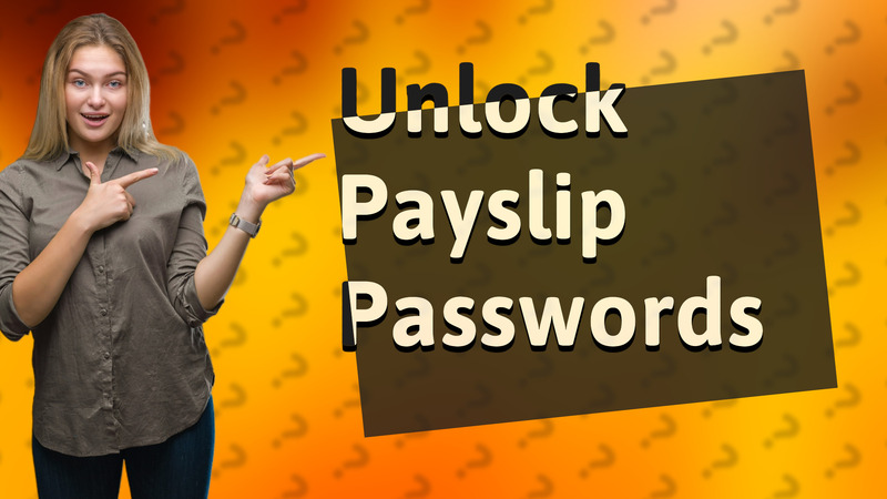 Unlock Payslip Passwords