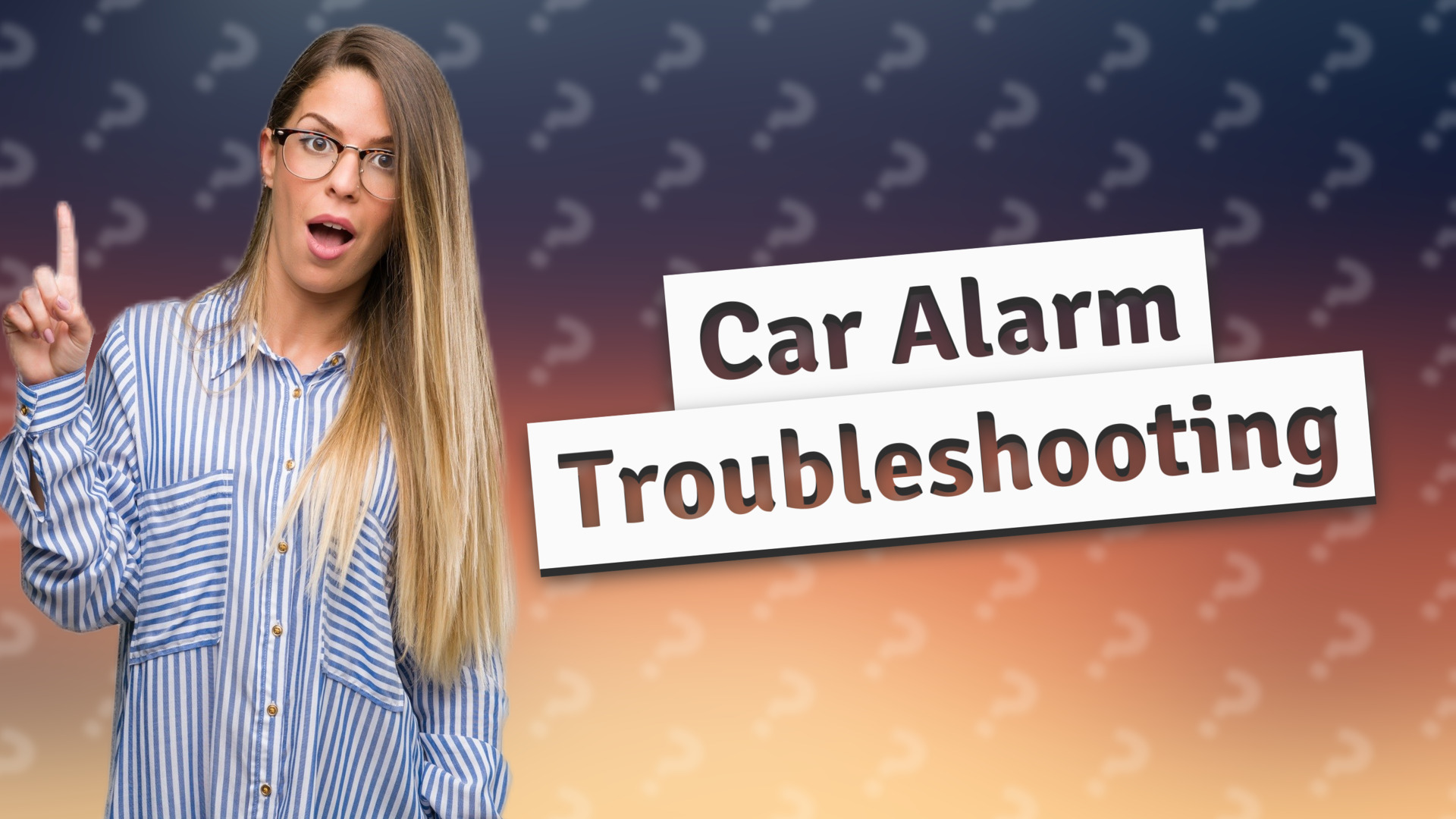 Car Alarm Troubleshooting