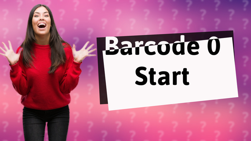 Barcode 0 Start
