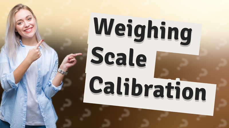 Weighing Scale Calibration