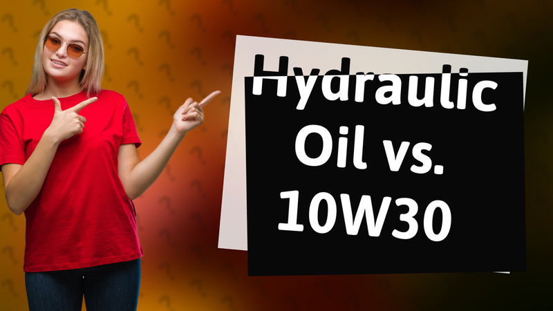 Hydraulic Oil vs. 10W30