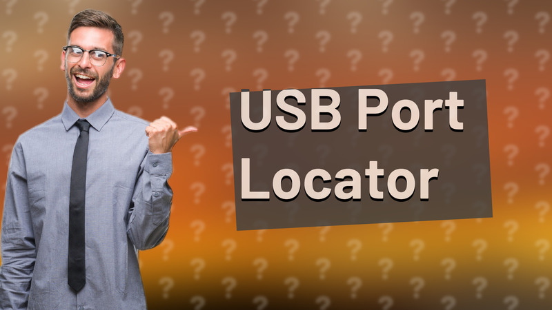USB Port Locator