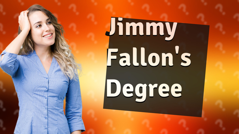 Jimmy Fallon's Degree