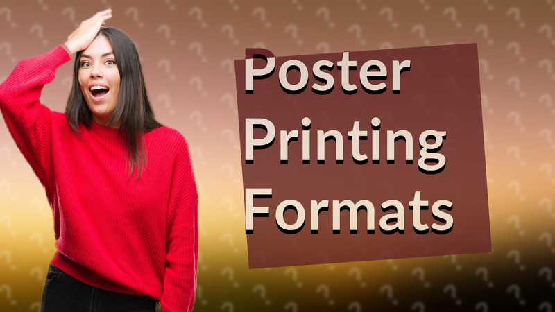 Poster Printing Formats