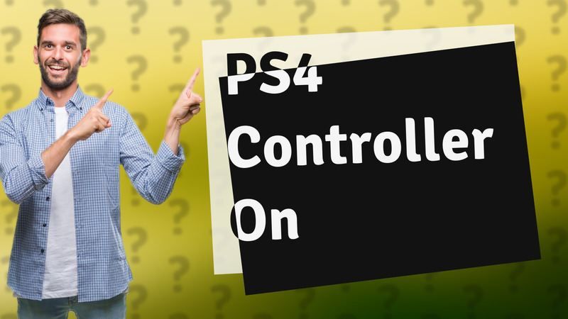 PS4 Controller On