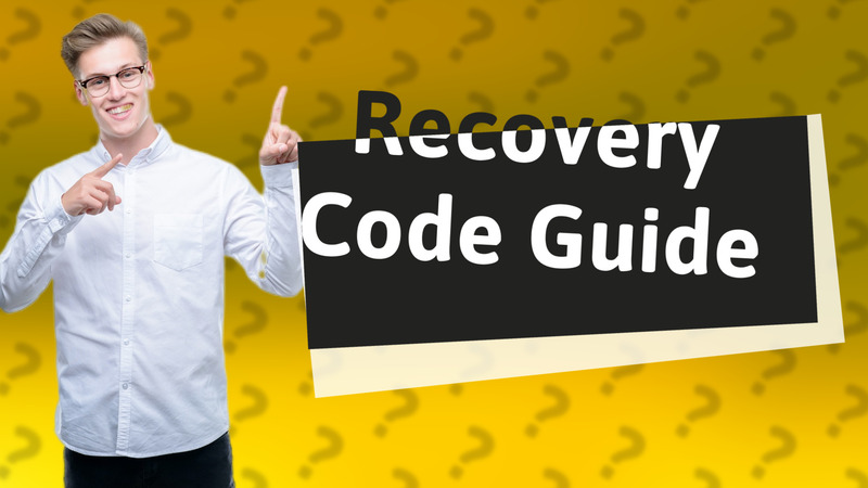 Recovery Code Guide