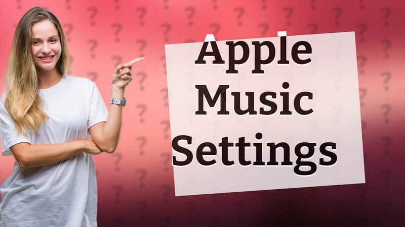 Apple Music Settings