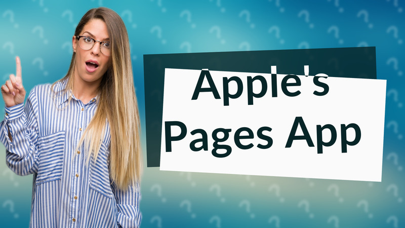 Apple's Pages App
