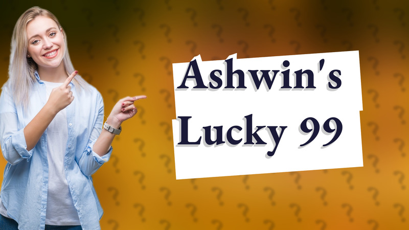 Ashwin's Lucky 99