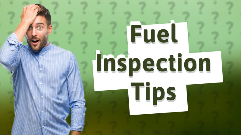 Fuel Inspection Tips