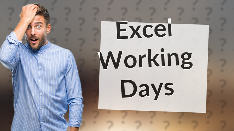 Excel Working Days