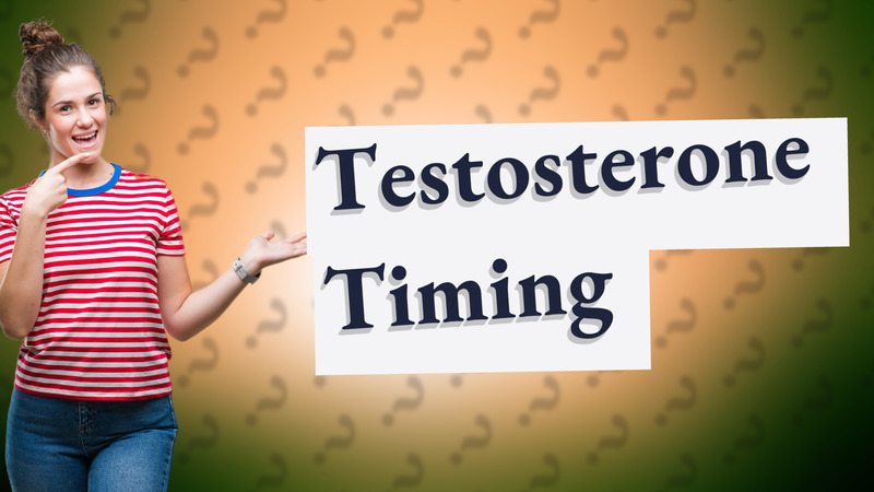 Testosterone Timing