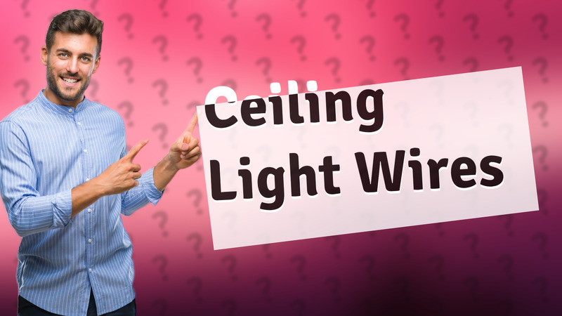 Ceiling Light Wires