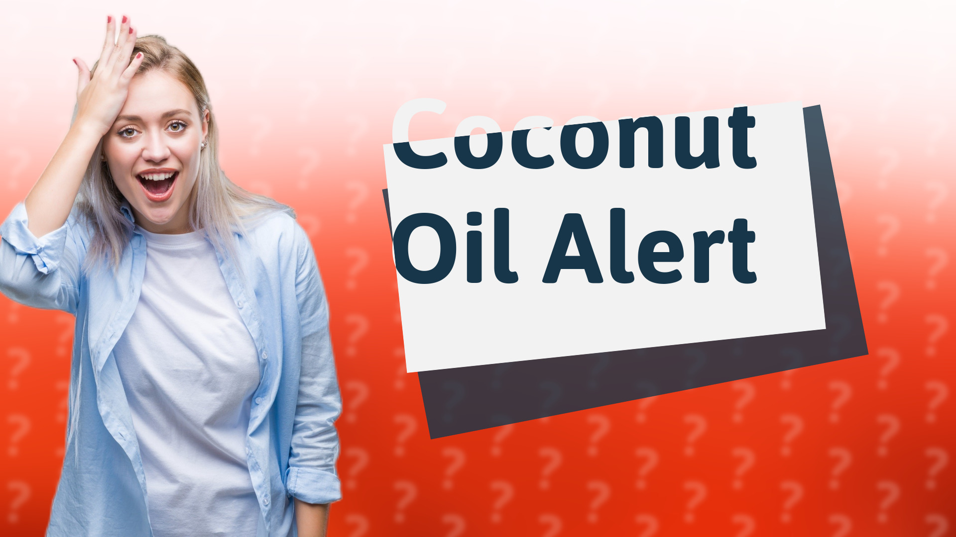 Coconut Oil Alert