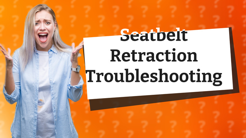Seatbelt Retraction Troubleshooting